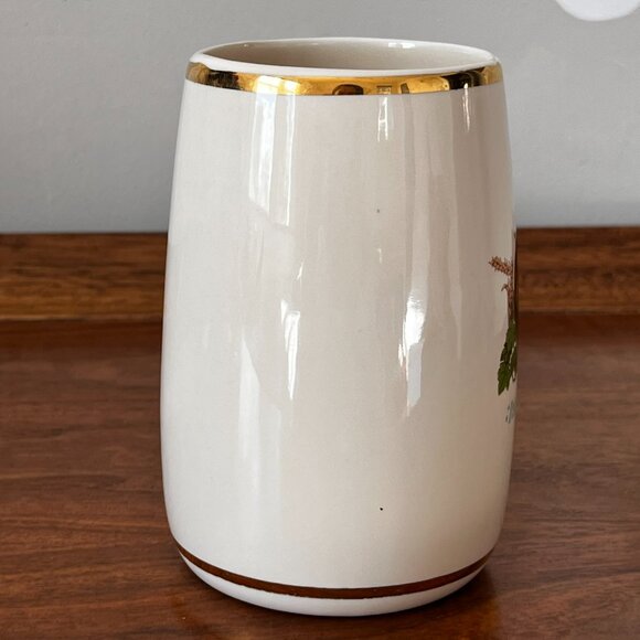 Olympia Brewing Co. Beer Mug Stein "It's the Water" Horseshoe Gold Trim Vintage - Picture 4 of 12